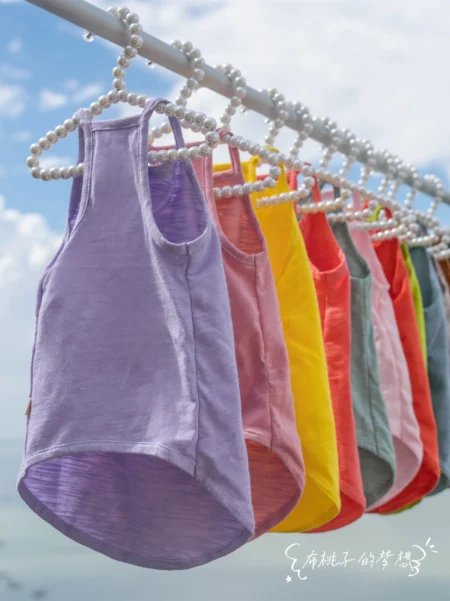 Hairless Cat Clothes – Multicolor Cotton Vest with Belly Protection