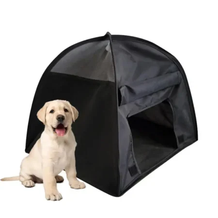 Portable Dog & Cat Sun Shelter – Foldable Anti-UV Pet Tent