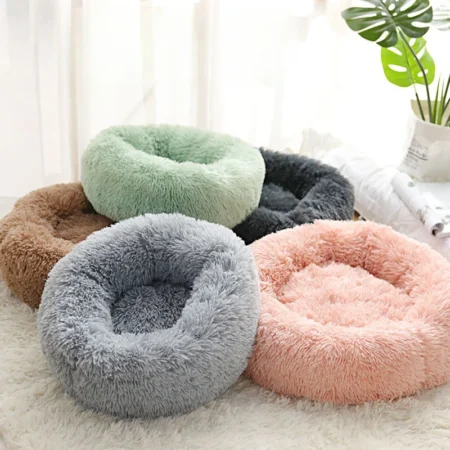Plush Winter Pet Nest – Cozy & Washable