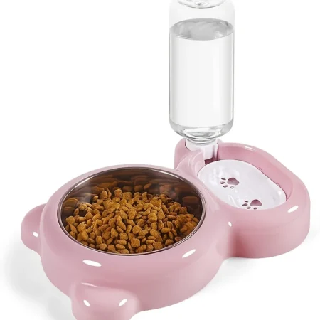Double Bowl Set with Auto Water Dispenser