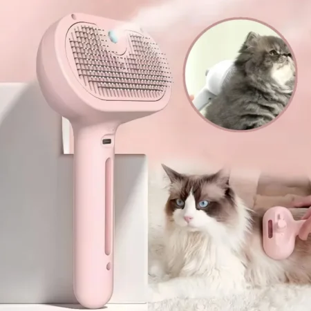 Self-Cleaning Cat Massager Comb