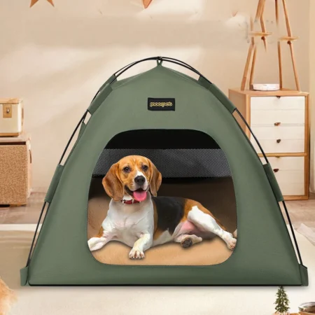 Portable Pet Tent – Foldable Outdoor Cat & Dog House