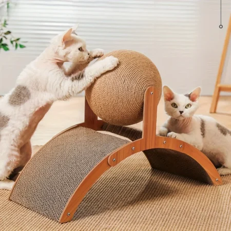 Vertical Arched Cat Scratching Board – Durable & Stable