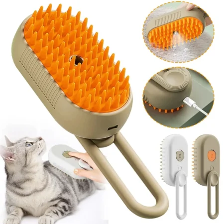 Cat & Dog Vapor Brush – Groom & Clean