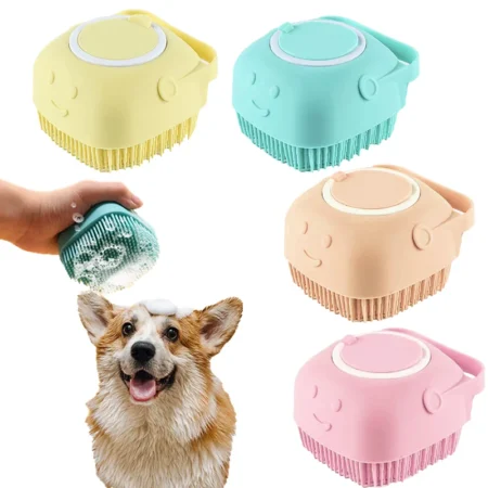 Deshedding Bath Brush – Waterproof & Gentle